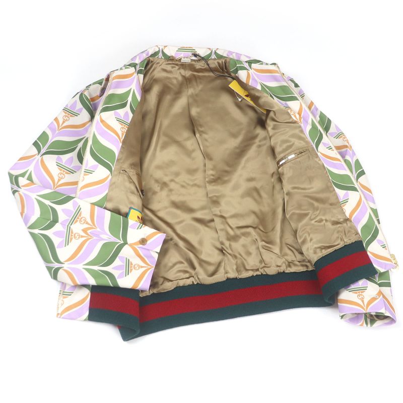 Gucci×adidas Gucci×adidas 691425 Trefoil GG Logo Webline Blouson Jacket