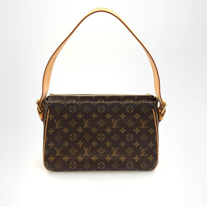 Louis Vuitton Monogram Vivacite GM Semi-Shoulder Bag M51163 Brown