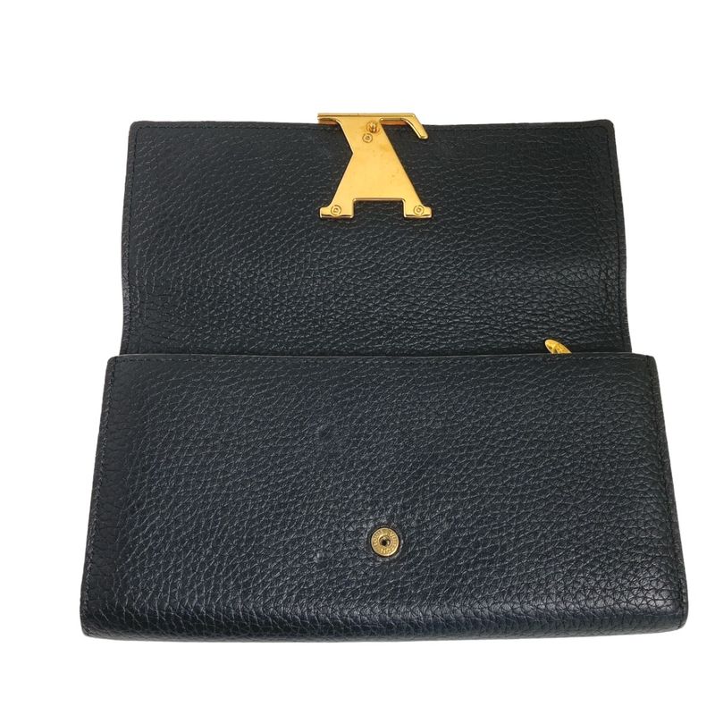 Louis Vuitton M67663 Taurillon Portefeuille Capucines Long Wallet Louis Vuitton