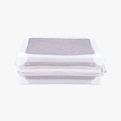 Louis Vuitton Soft Trunk Transparent X White Epi Plat Jouge M55602 Du3199