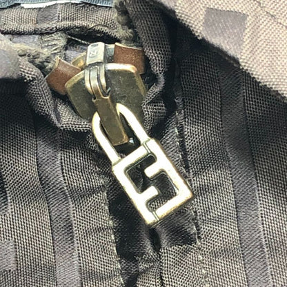 Fendi Nylon Jacket Zucca Print Nylon Brown