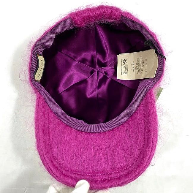 Gucci Cap Ec21833 Purple GG Marmont 729349