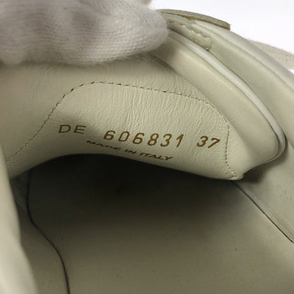 Saint Laurent Paris Andy Andi Leather Low Cut Sneakers 606831 White 37