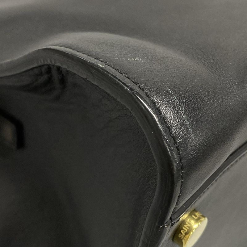 Saint Laurent Paris Handbag 357394 Black Leather