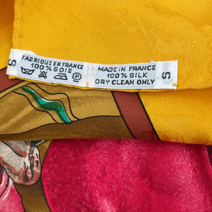 Hermes Scarf Carre 90 Silk Christophe Colomb Decouvre 1 Amerique 12