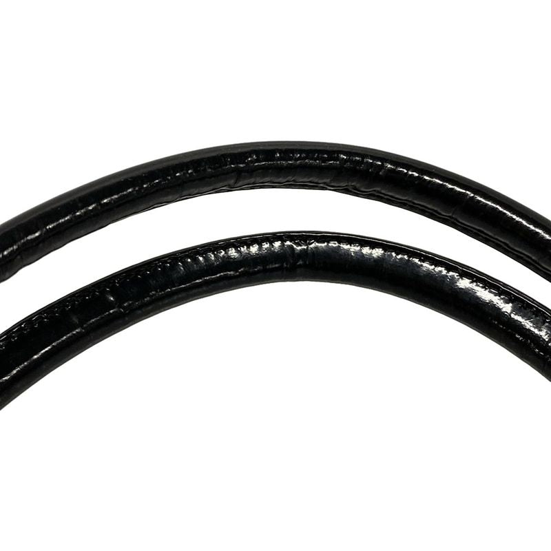 Dior/christian Dior Handbag Canage Stitch Black Leather