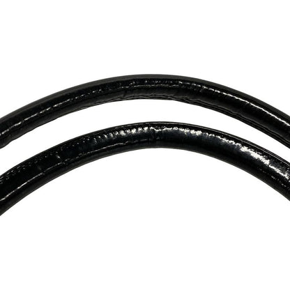 Dior/christian Dior Handbag Canage Stitch Black Leather