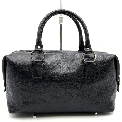 Gucci 113009 Handbag Mini Boston Leather Black Women Men Fashion