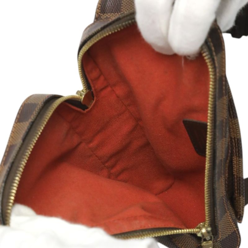 Louis Vuitton N51994 Damier Waist Pouch Geronimos Body Bag Louis Vuitton Ebène