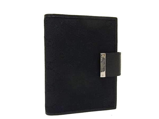 Gucci GG Pattern GG Canvas X Leather 6-hole Notebook Cabas Schedule