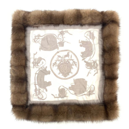 Top Quality Very Rare Hermes Sable Scarf