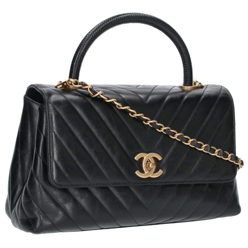Chanel Top Handle Chevron No 25 2WAY 25 Handbag Men's