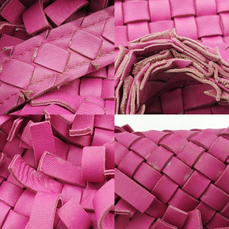 Bottega Veneta Intrecciato Rose Red Lambskin 278480 Vt690 6202 EPEV 2011 3790 A