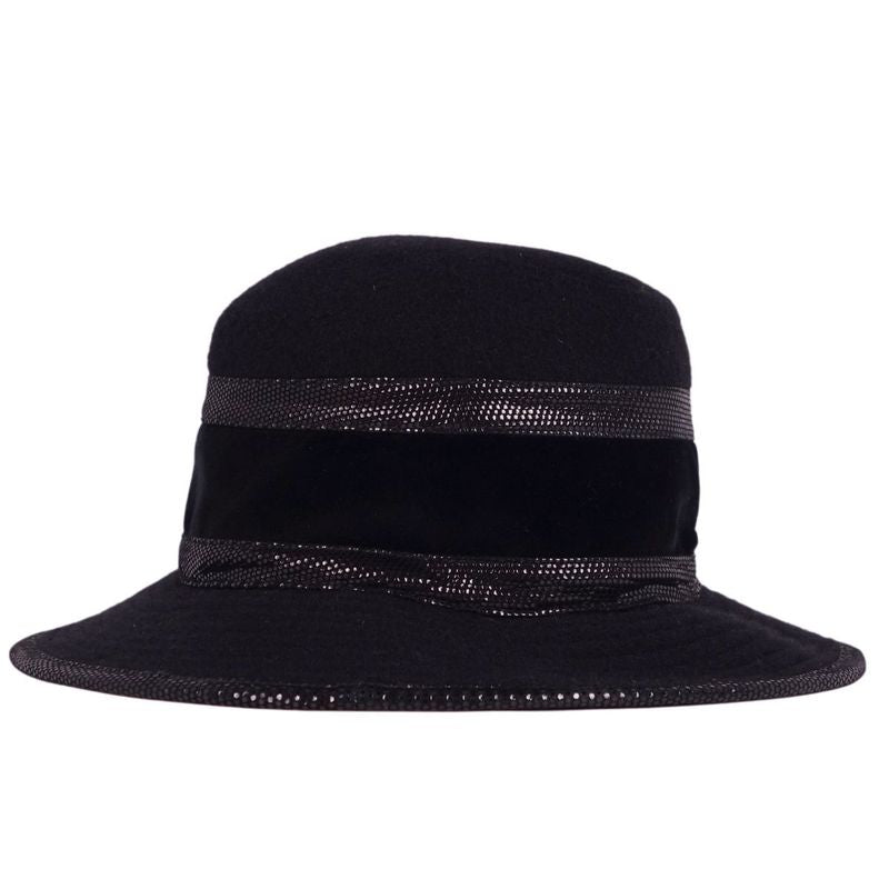 Hermes Hat Band Cashmere Velvet Velour Lamb Leather Men's Made In France 57