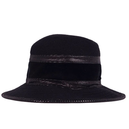 Hermes Hat Band Cashmere Velvet Velour Lamb Leather Men's Made In France 57