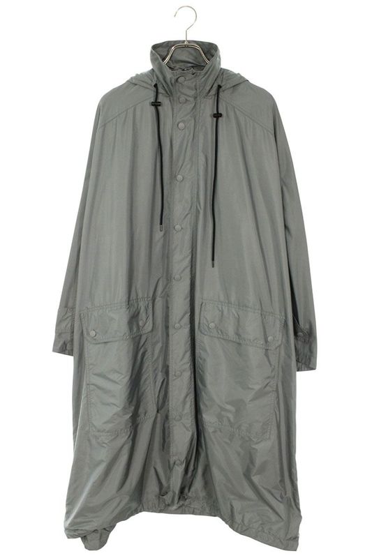 Balenciaga 518184 Txd14 Back Logo Opera Raincoat Women's 34