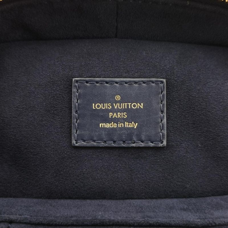 Louis Vuitton Micro Vanity Gray And Blue Monogram Jacquard Denim M82467 IC Chip