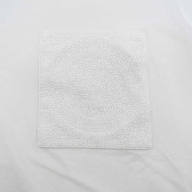 Hermes Short Sleeve Shirt Dress Embroidery White Size 40 Cotton Women's