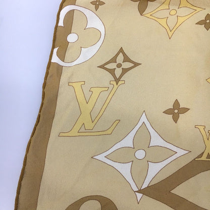 Louis Vuitton Scarf Monogram Pattern Beige