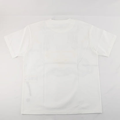 Hermes T-shirt Short Sleeve White Notation Size 36 5h4639dx Cotton