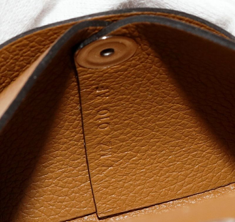 Hermes Coin Case Bastia Evercolor Brown Silver Hardware