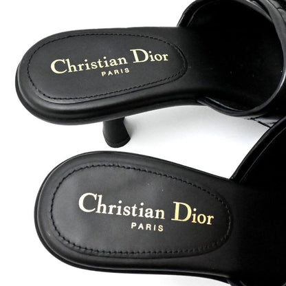 Christian Dior Size 24.5 Black Sandals