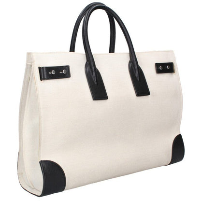 Saint Laurent Paris 631526 Thin Large Sac De Jour Canvas Tote Bag Men's