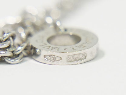 Authentic Bulgari Bvlgari Parentesi 750 WG Necklace Pendant White Gold Parentesi