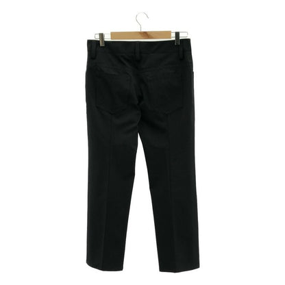 Prada - Logo Rubber Patch Slacks - S - Black - Women's