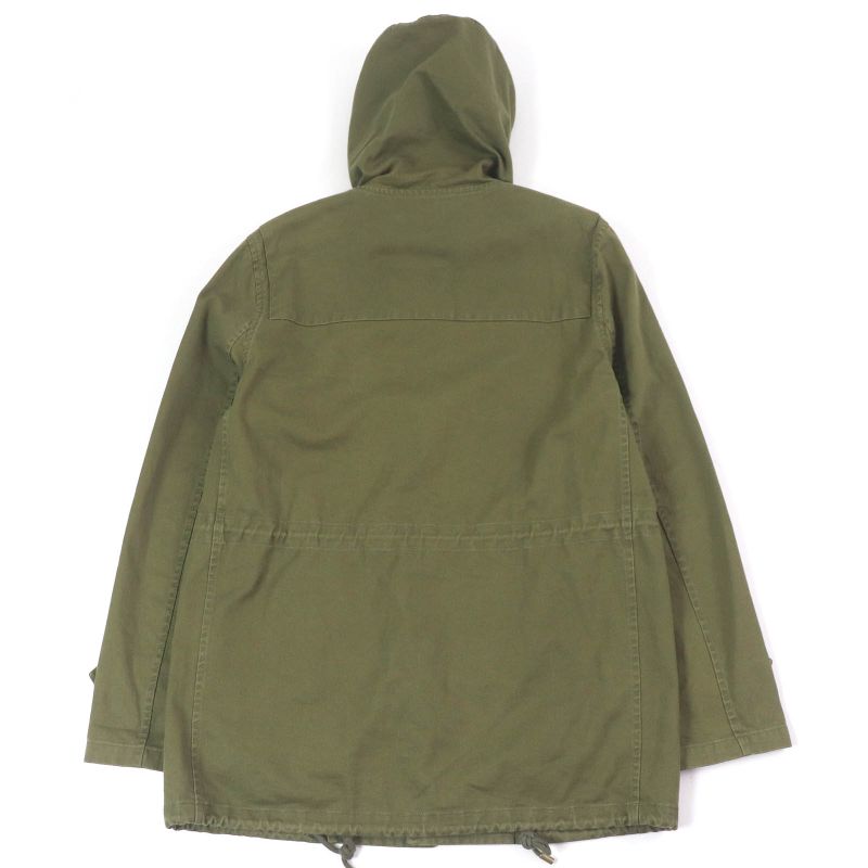 Saint Laurent Paris 632467 Cotton Linen Toggle Button Military Duffle Coat