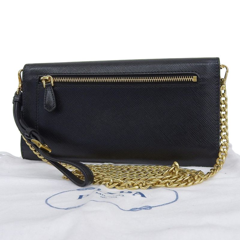 Prada Saffiano 2-Way Chain Shoulder Bag