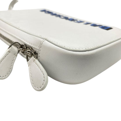 Em10009 Balenciaga Shoulder Bag Phone Shoulder Cache Zip Phone Holder White