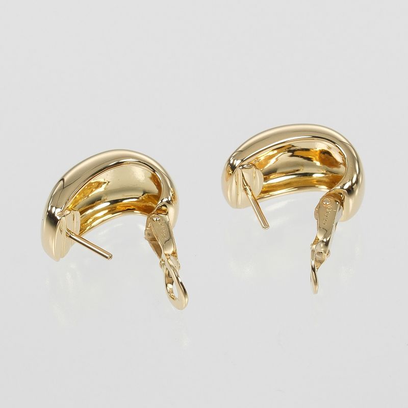 Cartier Nouvelle Vague 18K Yellow Gold Ladies 11.8g Earrings