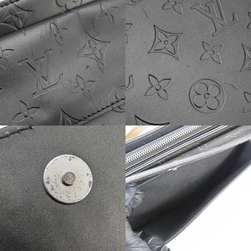 Louis Vuitton Shoulder Bag Alston M55122 Monogram Matte Dark Grey Metallic