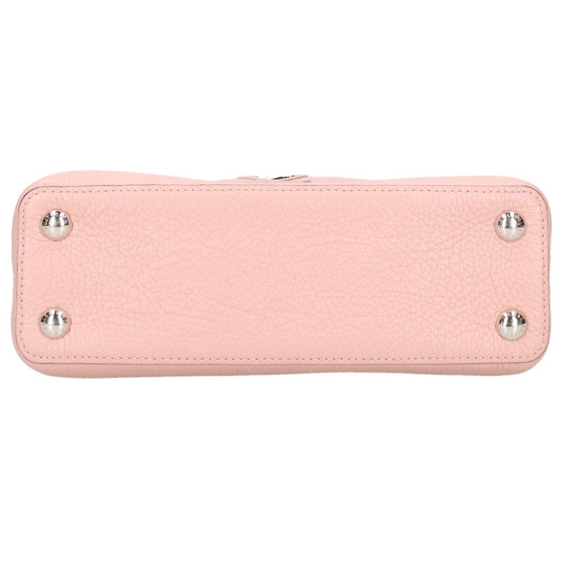 Louis Vuitton M94635 Capucines BB Taurillon Leather Magnolia Handbag Women