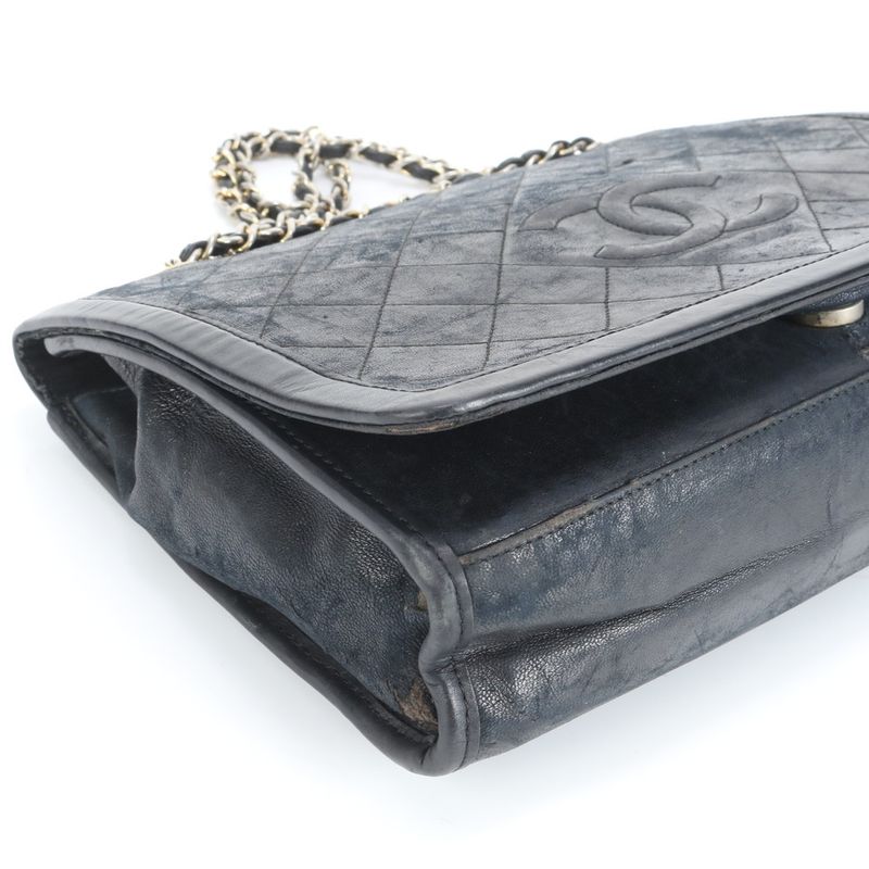 Chanel With Serial Seal Matelasse Leather 2WAY Chain Shoulder Bag Shoulder