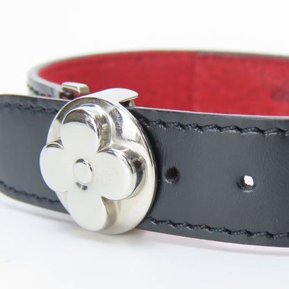Louis Vuitton Bangle Bracelet Vuguetlac M64447 Monogram Calf Metal Noir Black