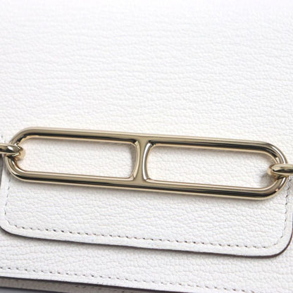 Hermes Lulu Slim Chevre Mizor Leather Compact Wallet/wallet Nata Gold Hardware