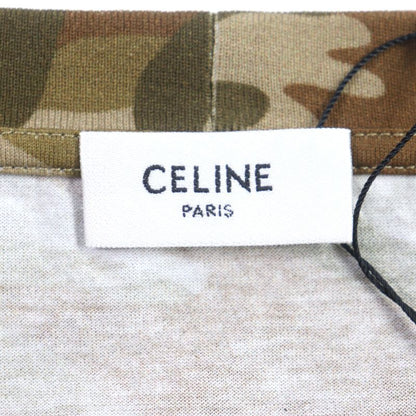 Celine 22SS 2x681246q Loose Logo T-shirt Cotton Logo Print Camouflage Pattern