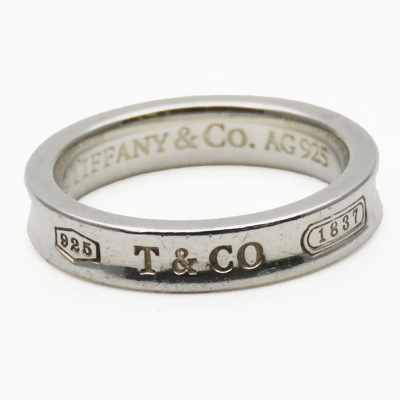 Tiffany & Co Ring Narrow 1837 Silver 925 Approx 3.8g Silver Accessory Standard