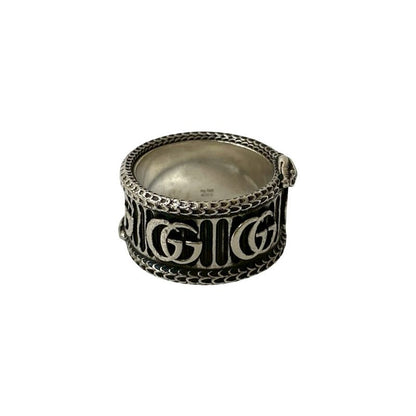 Gucci Double G Snake Ring Silver 925 No 22 Accessory 52301