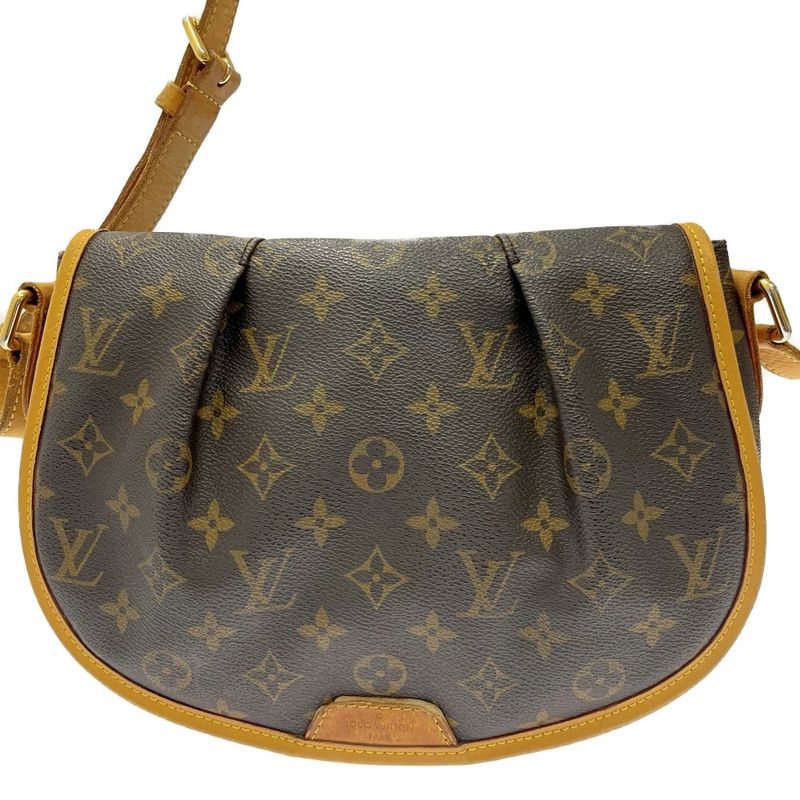 Louis Vuitton M40474 Monogram PVC Menilmontane PM Shoulder Bag Brown 367900