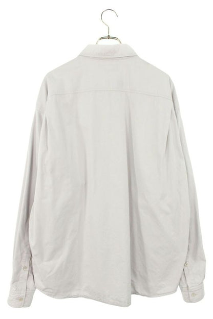 Balenciaga 707325 Tbp01 Oversized Double Face Long Sleeve Shirt Men's 44