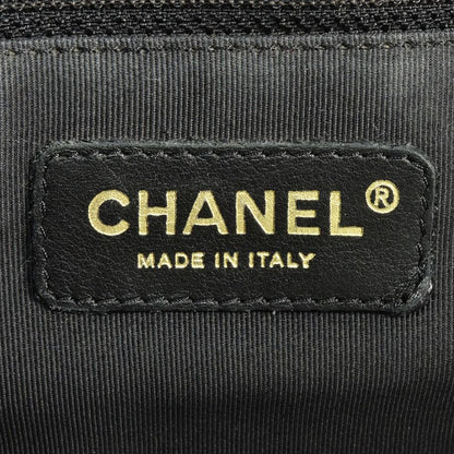 Chanel Coco Mark Matelasse Mini Boston Bag Caviar Skin A20996 Black