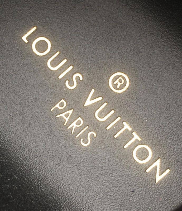 Louis Vuitton High Cut Sneakers Rivoli Line Ms0231 Men's Size 6 1/2 Louis