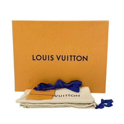 Louis Vuitton Horizon Line Sandals Shoes Suede Black Gold Lvhardware Wedge Sole