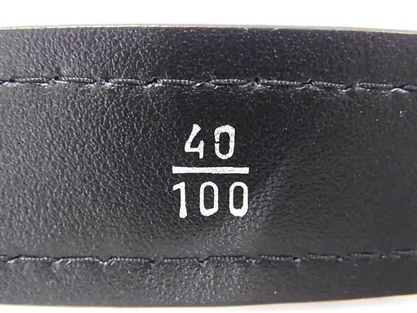 Prada Leather Size 40/100 Belt Men's Black Bf8273