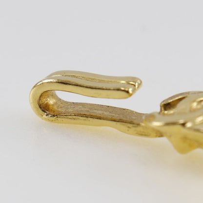 Chanel Coco Mark Flower Vintage Gold Plated And Shell 95A Ladies 108g Necklace