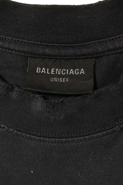 Balenciaga 24AW 764235 Tqvr9 Vintage Finish Statue Of Liberty Print T-shirt