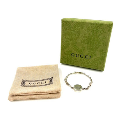 Gucci Hexagon Ag925 Silver Bracelet 779169-j8400-8106-18